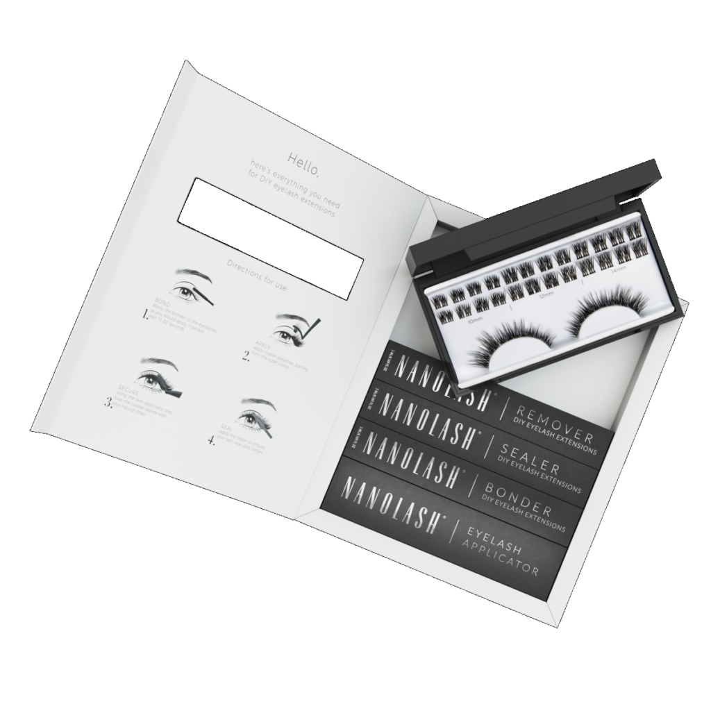 nanolash diy wimpern extensions
